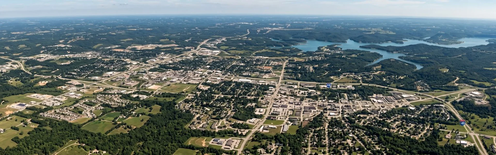 Northwest Arkansas service area map