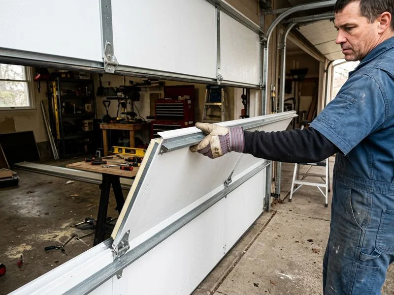 Bent Panel & Track Repair gallery image 1